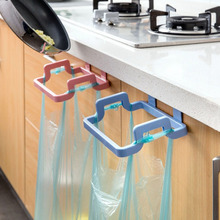 Cupboard Door Back Hanging Trash Rack Storage Kitchen Garbage Rubbish Bag Can Holder Hanging Kitchen Cabinet Trash Rack Holder 2024 - buy cheap