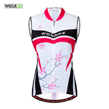 WOSAWE-Chaleco de Ciclismo de poliéster para mujer, maillot sin mangas para Ciclismo, Ropa de Ciclismo, Maillot 2024 - compra barato