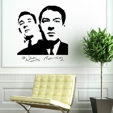 THE KRAYS KRAY TWINS RONNIE AND REGGIE gangsters vinyl wall art sticker decal Removable Wallpaper Mural Bedroom home decor D407 2024 - buy cheap