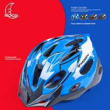 MOON высококачественный Детский велосипедный шлем из ПВХ + EPS Сверхлегкий Детский велосипедный шлем 16 вентиляционных отверстий защитный Детский велосипедный шлем 2024 - купить недорого