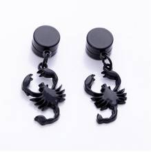 2pcs/lot Black Magnet Circle Round Stud Earring Metral Magnetic Ear Studs No Piercing woMen Jewelry Wholesale 2024 - buy cheap