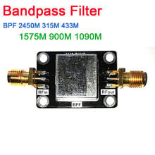 Bandpass-filtro BPF 2045MHZ 315MHZ 433MHZ 1575MHZ 900MHZ 1090MHZ 2045MHZ 315M 433M 1575M 1090M para SDR Radio Ham amplificador 2024 - compra barato