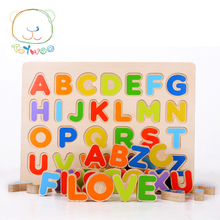 Toy Woo Kid Early Educational Toys Baby Hand Grasp Wooden Puzzle Toy Alphabet And Digit Learning Education Child Wood Jigsaw Toy 2024 - buy cheap