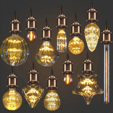 Лампа накаливания LAIMAIK Edison E27, 3 Вт, 220 В, 110 В, винтажная лампа Эдисона, лампа накаливания, ретро-светильник 2024 - купить недорого