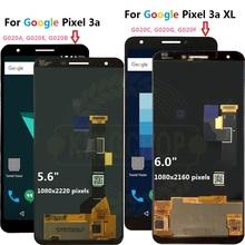 For Google Pixel 3a LCD Screen Touch Screen Digitizer Assembly for Google Pixel 3a XL LCD Screen For Google Pixel 3aXL LCD 2024 - buy cheap