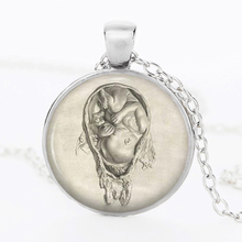 SUTEYI 2022 Pregnant Mother Fetus Baby Pendant Necklace Handmade Glass Jewelry Medicine Midwife Gift 2024 - buy cheap