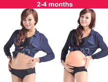 silicone belly pregnant belly 1000g S size 2-3 month comfortable realistic ,fake belly for false pregnancy for coaplay 2024 - buy cheap