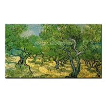 Arthyx-pintura al óleo sobre lienzo de árbol de Oliva de Vincent Van Gogh, imágenes artísticas de pared para decoración del hogar, reproducción famoso 2024 - compra barato