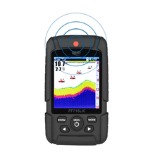 Lucky ff718lic-w sem fio peixe localizador sistema de alarme de 90 graus sonar detecção pesca engrenagem com tela exibição 2024 - compre barato