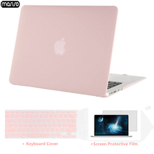 MOSISO-funda de ordenador portátil para Apple MacBook Air, cubierta mate de 13 pulgadas, para Macbook Pro Retina13, A1502/A1425, con cubierta para teclado 2024 - compra barato