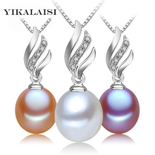 YIKALAISI-joyería de plata de ley 925 para mujer, collar de perlas, joyería de perlas, colgantes de agua 2024 - compra barato