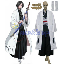Anime Bleach 4th Division Captain Unohana Retsu Cosplay Kimono Uniform Suit Full Set Women Girls Costumes w/ Sandals Custom-made 2024 - buy cheap