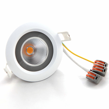 Bombilla LED de techo regulable de alto nivel, sin conductor, AC220V-240V, regulable, 9W, Samsung COB 2024 - compra barato