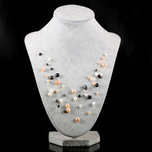 Real Natural Pearl Statement Necklace & Natural Freshwater Pearl Necklace for Women 2024 - buy cheap
