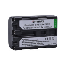 Аккумуляторная батарея Batmax 1 шт., для Sony Alpha A100, Φ A100K, TRV408, FM30, FM50, FM70, FM90 2024 - купить недорого