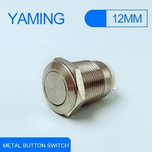 1PC 12mm 2pins Waterproof Momentary Stainless Steel Metal Push Button Switch Car Start Door Bell Horn Auto Reset Engine V015 2024 - buy cheap