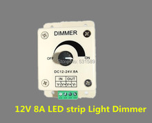 Wholesale 50PCS 12V 8A 96W Adjustable Brightness Controller LED Dimmer 2024 - buy cheap