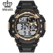 SMAEL-reloj deportivo de lujo para hombre, pulsera electrónica Digital, resistente al agua, Militar 2024 - compra barato