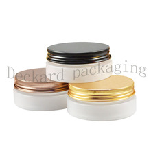 50pcs 50g Empty frosted plastic bottle jars containers with Aluminum cap,cream tin for skin cream nail art Cosmetics container 2024 - buy cheap