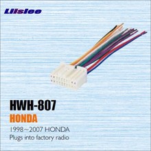 Автомобильный CD DVD проигрыватель кабель питания разъем для Honda 1998-2007 Вилки в заводское радио/DIN ISO женский 2024 - купить недорого