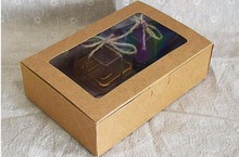 Caja de regalo con ventana de cartón, cajas de cartón para pasteles, 20 unids/paquete: 18x12x5cm 2024 - compra barato