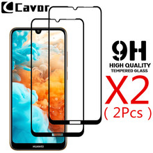 Закаленное стекло 9H для Huawei Y6 Pro, 2019, защитная пленка для экрана, полное покрытие, стеклянная пленка для мобильного телефона Huawei Y7 Pro Y6Pro Y7pro, 2019 2024 - купить недорого