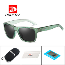 DUBERY-gafas de sol cuadradas polarizadas HD para hombre, lentes de sol masculinas de estilo Retro para conducir, con diseño de marca y espejo, para verano 2024 - compra barato