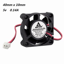 Gdstime 10 pcs 5V 40x40x10mm DC Brushless mini Cooling Fan 40mm x 10mm Computer Cooler 2.0 2Pin Connector 2 Wire 4cm 2024 - buy cheap