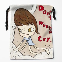 Hot Sale Custom Yoshitomo Nara Drawstring Bags Custom Storage Bags Storage Printed gift bags More Size 18*22cm 2024 - buy cheap