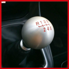 New Silver Alumium Racing 6 Speed Manual Transmission Gear Shift Knob For Mazda 6 CX5 Axela Gear Head 2024 - buy cheap