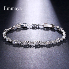 Emmaya Zircon Bride Wedding Bracelet & Bangles Hip hop Jewelry AAA CZ Stone Bracelets For Women Party Gift 2024 - buy cheap