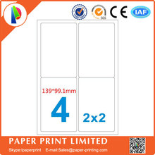 4000 lables(1000 sheets A4) A4 blank matte white  label  compatible L7169/J8169 NEW SPECIAL MATERIAL Size: 99mm x 139mm 2024 - buy cheap