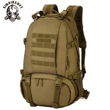 SINAIRSOFT Waterproof Nylon Military Tactics Backpack 40L Large Capacity Men 15 Inch Laptop Rucksack  Travel Hike LY2001 2024 - buy cheap