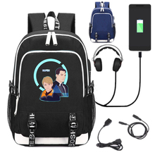 Новый Школьный рюкзак аниме Детройт: стать человеком с USB, рюкзак для книг, рюкзак для ноутбука, дорожная сумка через плечо, сумки для мультяшных игр 2024 - купить недорого