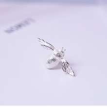 Uglyless 100% Real Solid 925 Sterling Silver Bee Brooches for Women MINI Bees Pins Brooch Lovely Insect Fine Jewelry Gift Bijoux 2024 - buy cheap