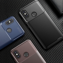 Carbon Fiber Case For Xiaomi Mi 8 Pro Case Luxury Soft Slim Silicone Case for Mi 8 SE Back Cover For Xiaomi Mi 8 Case Bumper 2024 - buy cheap