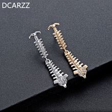 New Gold Vertebra Brooches Doctors Nurse Medical Jewelry Cute Pin Badge Christmas Pins Metal Gift for Women Accessories 2024 - buy cheap