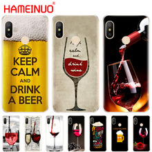 keep calm and drink a bear wine Cover Case for Xiaomi Mi 8 se A2 lite redmi 6 6a 6 pro note 6 PRO pocophone F1 for redmi s2 2024 - buy cheap