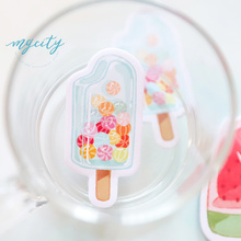 6 pcs summer snack sticky note set Cake Ice memo post pad sticker tab marker Stationery Office School supplies FM597 2024 - buy cheap