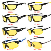 Очки ночного видения для водителей, антибликовые поляризованные солнцезащитные очки с сумкой для вождения, мужские солнцезащитные очки, 2019 2024 - купить недорого