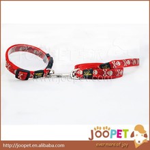 New Arrival Red Skull Puppy Dog Collar Nylon Pet Leash and Collar S/M/XL Free Shipping 2024 - buy cheap