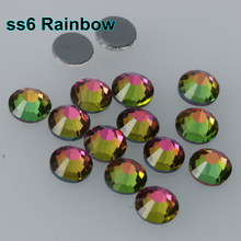 Free Shipping! 1440pcs/Lot, ss6 (1.9-2.1mm) High Quality DMC Rainbow Iron On Rhinestones / Hot fix Rhinestones 2024 - buy cheap