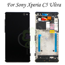 ЖК-дисплей 6,0 дюйма для Sony Xperia C5 Ultra с сенсорным экраном и дигитайзером в сборе с рамкой E5506 E5533 E5563 E5553 для SONY C5 LCD 2024 - купить недорого