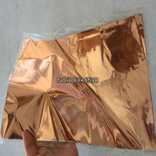 Papel de aluminio de 50 Uds tamaño A4 Color oro rosa para plástico y caja dura 2024 - compra barato