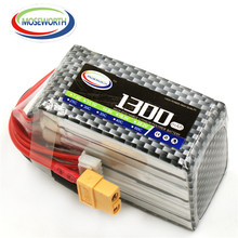 Batería Lipo 6S 22,2 V 1300mAh 30C para helicóptero RC, coche Quadcopter, avión, Dron, barco, modelo, juguetes de Control remoto, batería de litio 2024 - compra barato