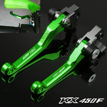 For Kawasaki KX450F 2006-2018 2007 KX450 KX 450F 450 F CNC Aluminum Motorcycle Dirt Pit Bike Motocross Pivot Brake Clutch Levers 2024 - buy cheap