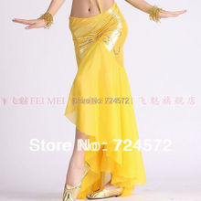 Belly dance clothes sexy Gold point cloth fishtail skirt belly dance skirt for women belly dancing skirts 2024 - buy cheap