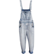 Hot Men's Plus Size Overalls Large Size Huge Denim Bib Pants Fashion Pocket Jumpsuits Thin sling Korean feet pants XS-5XL 2024 - buy cheap