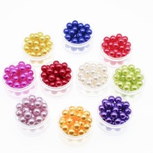 CHONGAI 100Pcs 10mm ABS Imitation Pearl Beads Round Acrylic Spacer Beads for Jewelry Accessories DIY 2024 - buy cheap