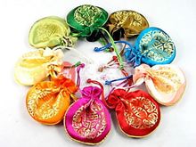 Wholesale 20 Pcs Gorgeous Chinese Handmade Classic Silk Jewelry Pouch Purse Bag 2024 - buy cheap